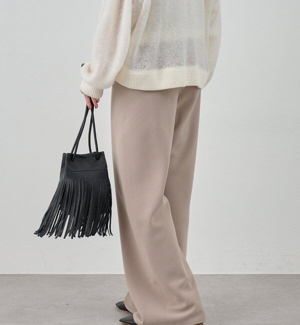  「ダブルクロスワイドパンツ」|チノ|