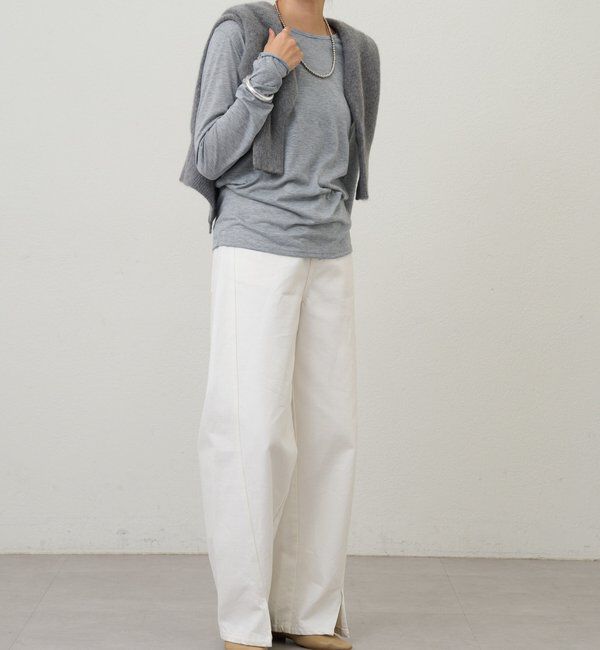  「シアーロングスリーブTEE」|Tシャツ・カットソー|