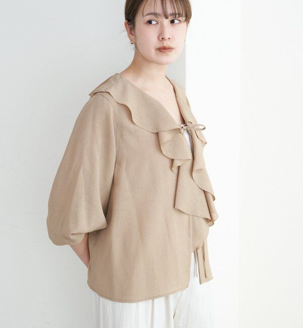  「フリルカラーブラウス」|シャツ・ブラウス|