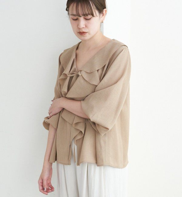  「フリルカラーブラウス」|シャツ・ブラウス|