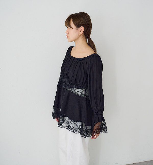  「レースチュニックブラウス」|シャツ・ブラウス|