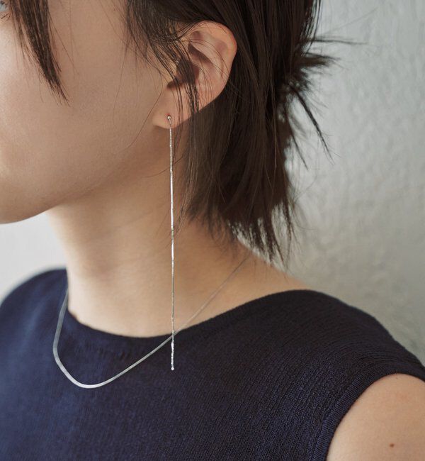  「スキニーチェーンピアス<Silver925>」|ピアス|