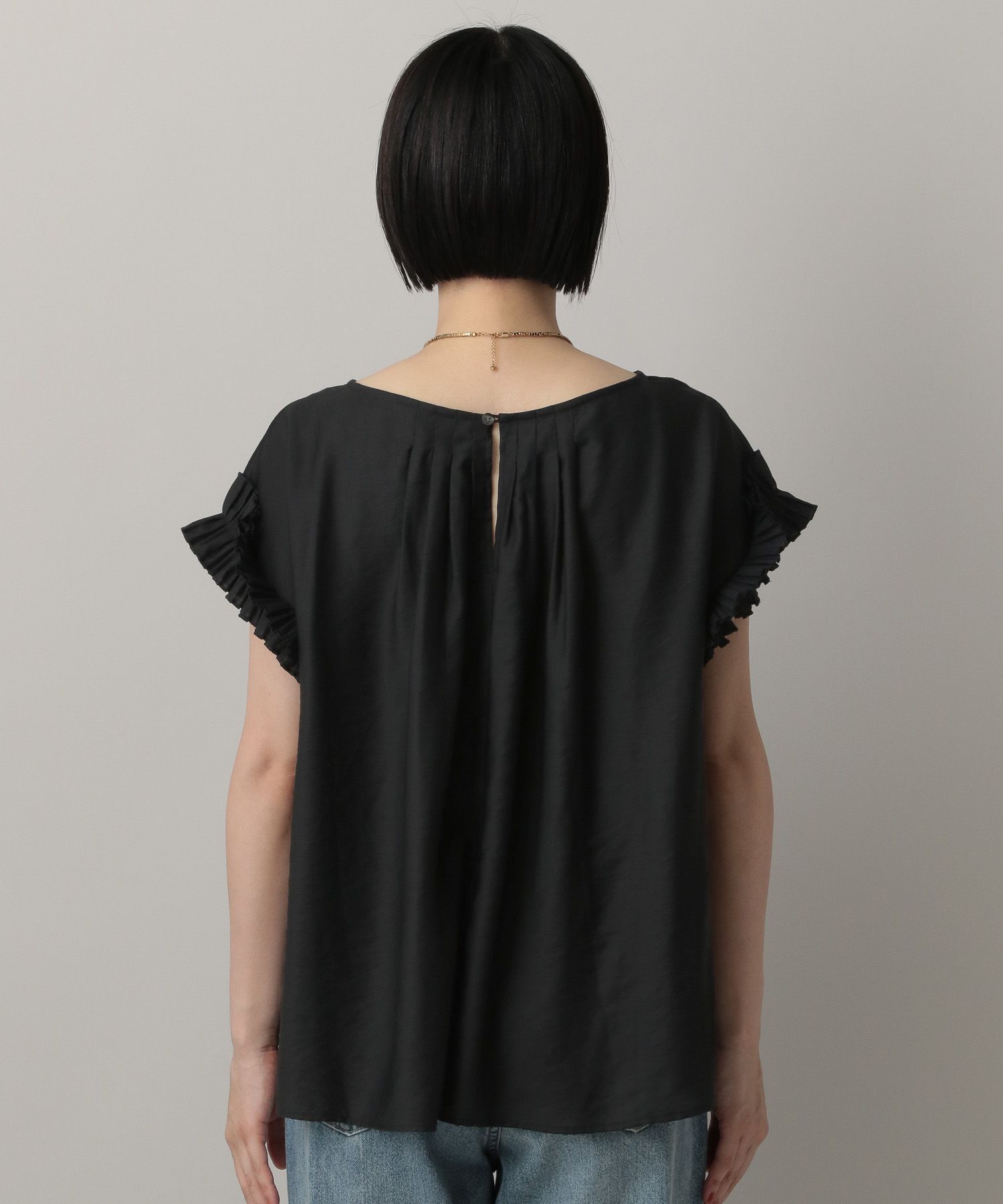 A part by 「フリルスリーブブラウス」|シャツ・ブラウス|