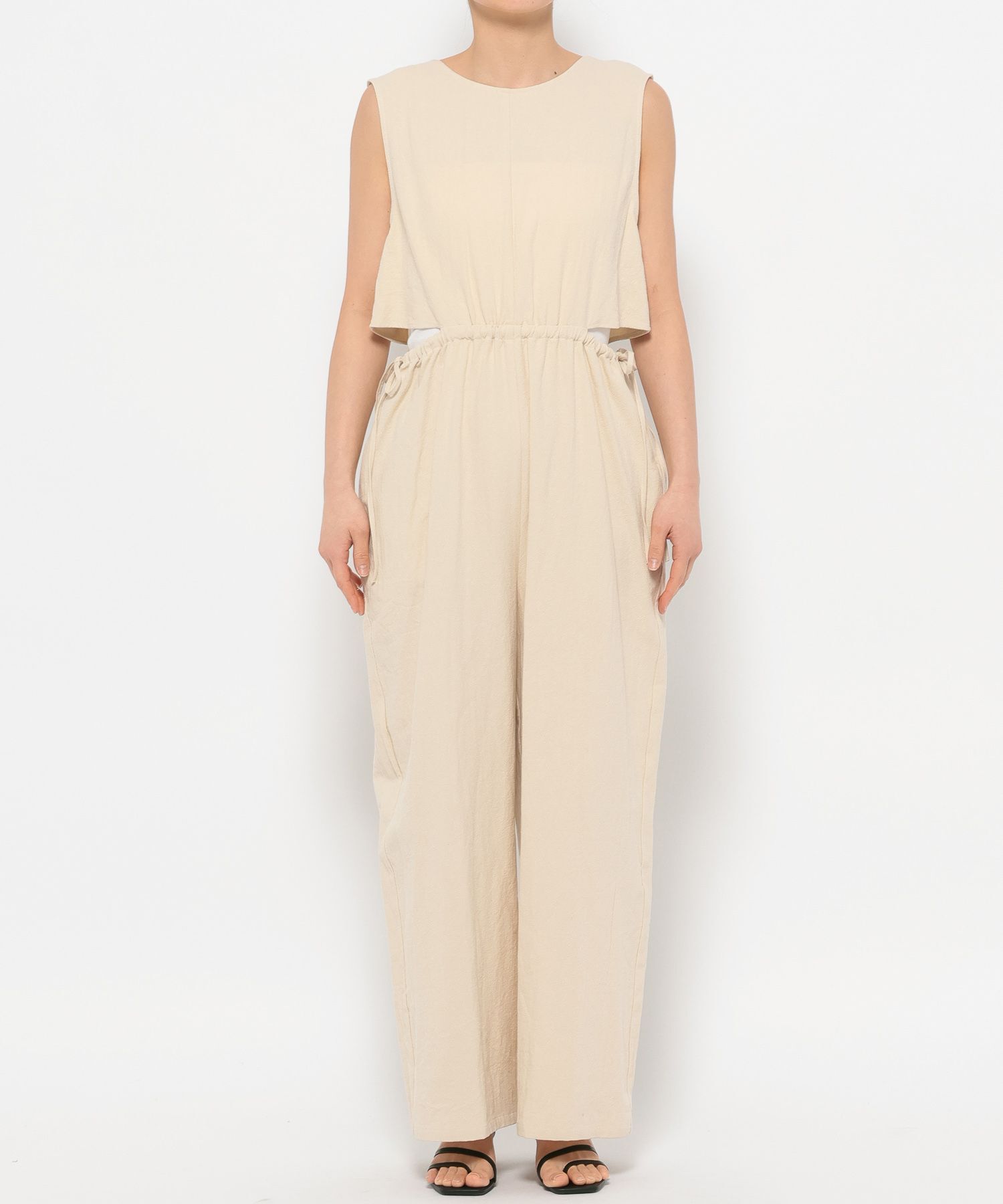 LOWRYS FARM「バックリボンオールインワン」|オールインワン|