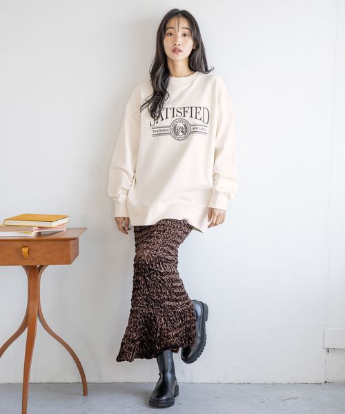 LOWRYS FARM「ＵＳＡウラケロゴプルオーバー」|スウェット・ジャージ|