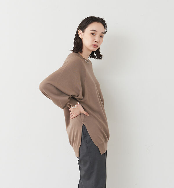 collex「スウェットライクニットプルオーバー」|ニット・セーター|