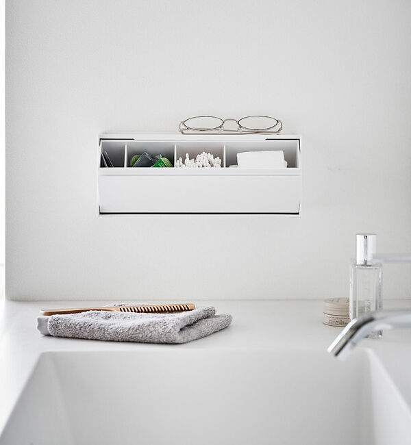 collex「【tower/タワー】ウォール洗面収納ケース 壁掛け 洗面収納 石こうボード壁対」|その他|