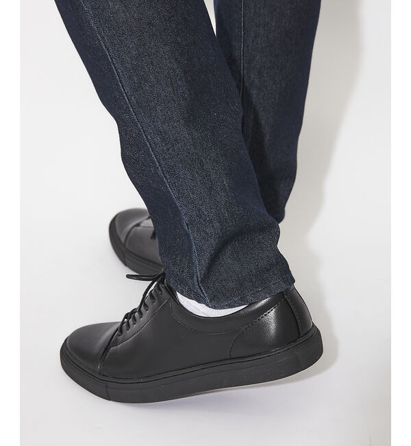 ABAHOUSE「【定番】ネオレザー ローカット スニーカー」|スニーカー|ブラック系その他1