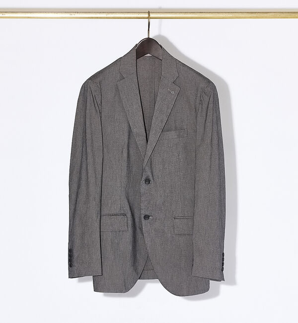 ABAHOUSE「【セットアップ対応/FLEX JACKET】スーパーストレッチ リネンブレンド」|テーラードジャケット|
