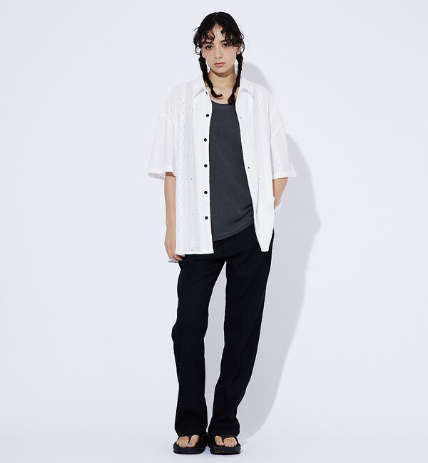 ABAHOUSE「【Revo./レボ】Relax Fit /リラックスフィット /Sheer Ja」|シャツ・ブラウス|