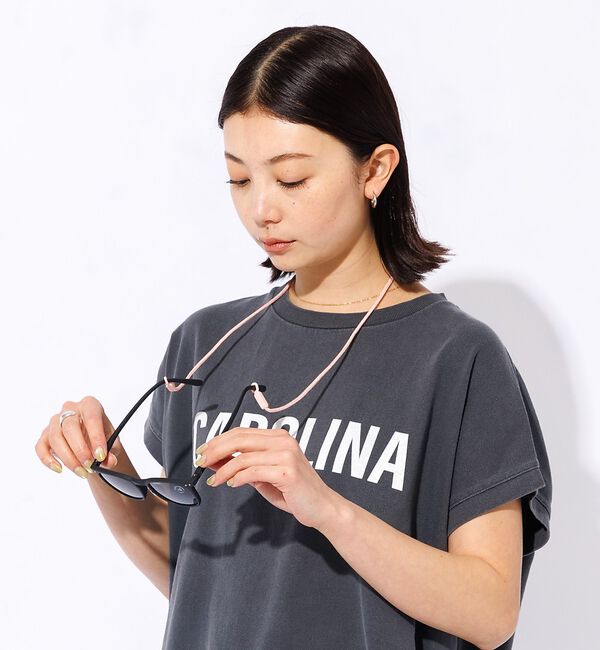 ABAHOUSE「IZIPIZI/イジピジ DAILY CORD グラス デイリー コード Gla」|メガネ|スモークピンク