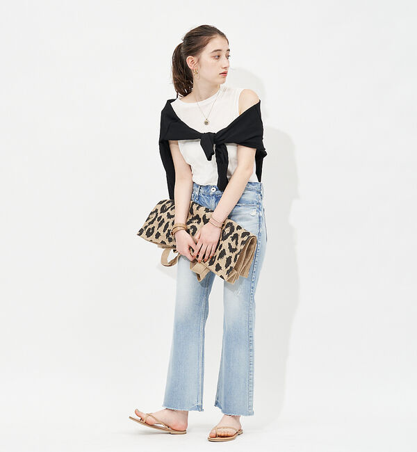 Rouge vif「ナチュラルダイノースリーブカットソー」|Tシャツ・カットソー|