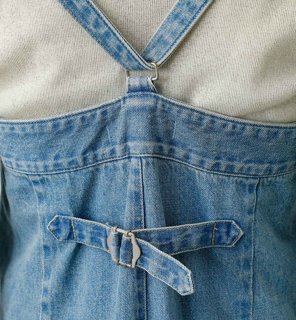 Rouge vif「【JOHNBULL/ジョンブル】デニムタックベア サロペット / オーバーオール」|オールインワン|