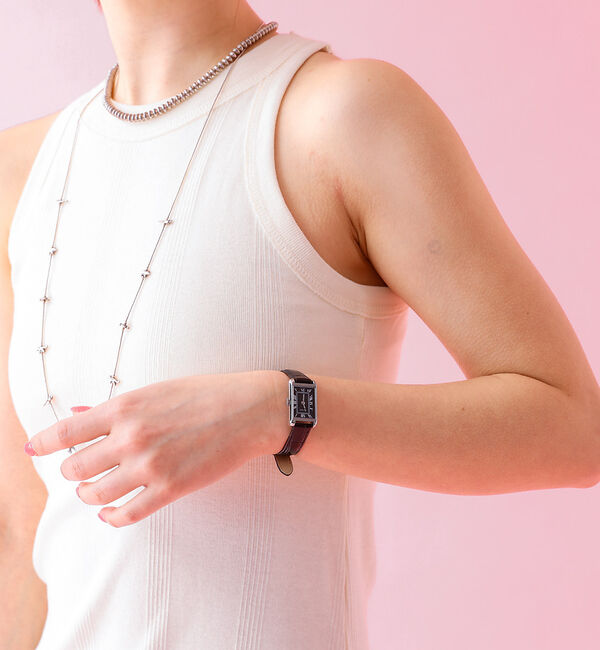 Rouge vif「【MATOW/マトウ】Tsuki 朧月 ノワール/腕時計/SQUARE/NOIR」|腕時計|