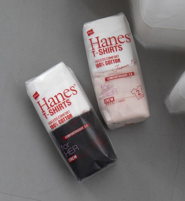 Rouge vif「【Hanes / ヘインズ】クルーネックTシャツ/ジャパンフィット/コットン10」|Tシャツ・カットソー|