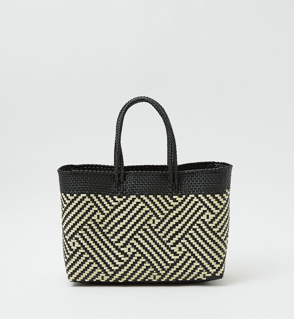 Rouge vif「【MOON BIRD/ムーンバード】手編みのメルカドバッグ/TANPIN/横長/」|ショルダー・メッセンジャー|ブラック系その他1