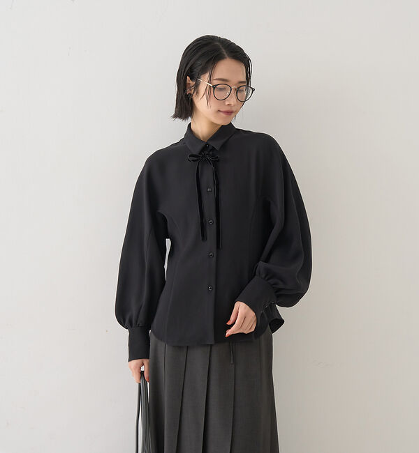 Rouge vif「リボン付きブラウス」|シャツ・ブラウス|