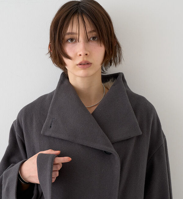 Rouge vif「【一部店舗限定】ショートビーバーニュアンスカラーコート」|その他|