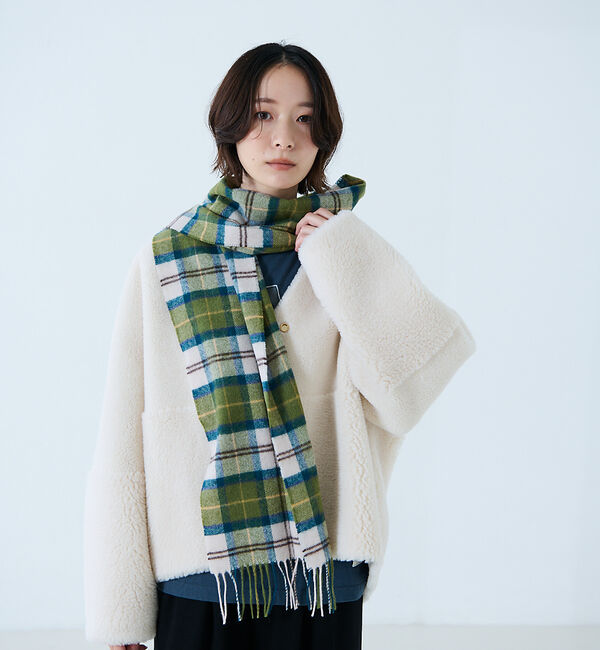 Rouge vif「【BARBOUR/バブアー】タータンスカーフ / マフラー / ウール / チェ」|マフラー|