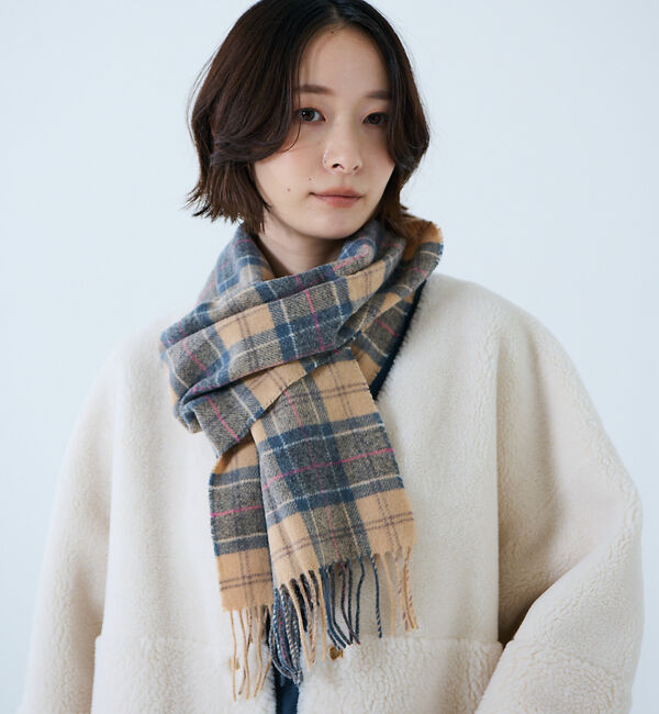Rouge vif「【BARBOUR/バブアー】タータンスカーフ / マフラー / ウール / チェ」|マフラー|