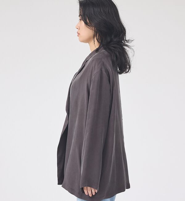 Rouge vif「【セットアップ対応】キュプラフィブリルダブルジャケット」|テーラードジャケット|