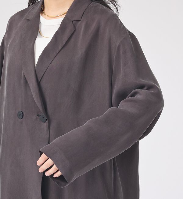 Rouge vif「【セットアップ対応】キュプラフィブリルダブルジャケット」|テーラードジャケット|