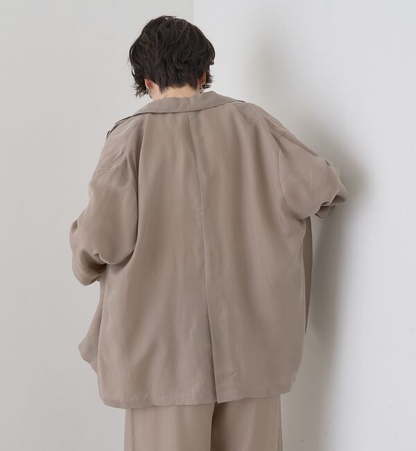 Rouge vif「【セットアップ対応】キュプラフィブリルダブルジャケット」|テーラードジャケット|