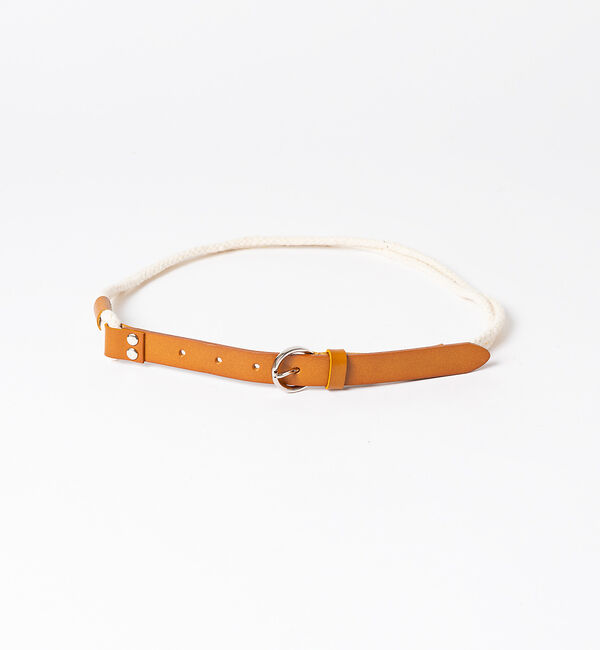 qualite「ロープレザーベルト」|ベルト|