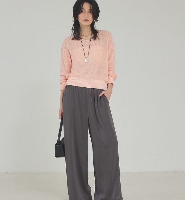 qualite「【接触冷感＆吸水速乾】クールサテンパンツ/セットアップ対応」|その他|