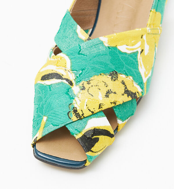 AU BANNISTER「スリングバックオープントゥフラット」|サンダル|