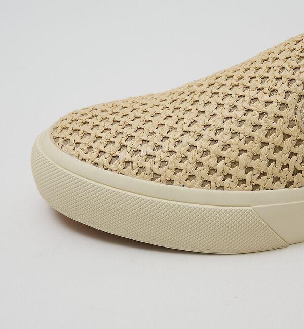 AU BANNISTER「ラフィアライク スリッポンスニーカー」|スニーカー|