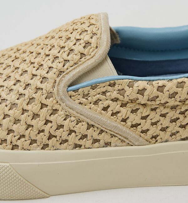 AU BANNISTER「ラフィアライク スリッポンスニーカー」|スニーカー|