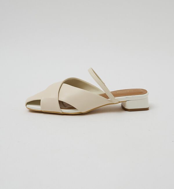 AU BANNISTER「ストラップソフトレザー ミュールパンプス【予約】」|パンプス|