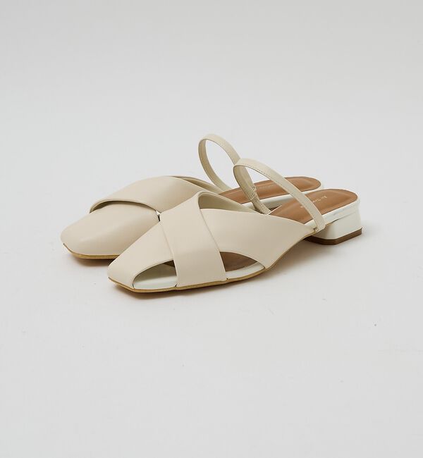 AU BANNISTER「ストラップソフトレザー ミュールパンプス【予約】」|パンプス|