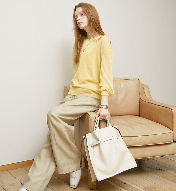 LOWELL things「【TVドラマ使用商品】Swell/2WAYギャザーオープントートBAG L」|トートバッグ|