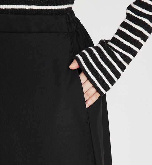 abahouse mavie「【セットアップ対応】ウォームツイルフレアースカート」|スカート|