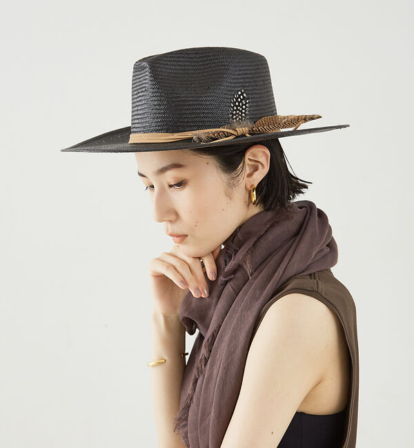 The Store by C' 「【WYETH】VALENCIA／ストローハット」|その他|ブラック