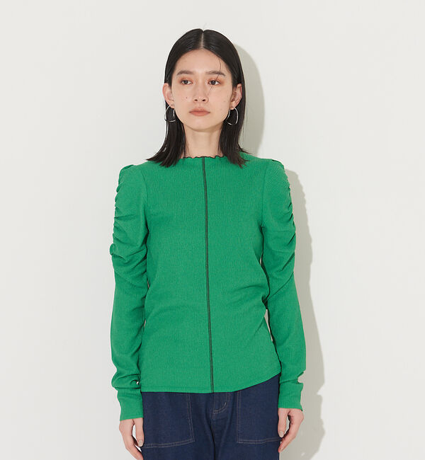 NOMINE「【前後着用可】2WAY配色メロウシャーリングロンT」|Tシャツ・カットソー|