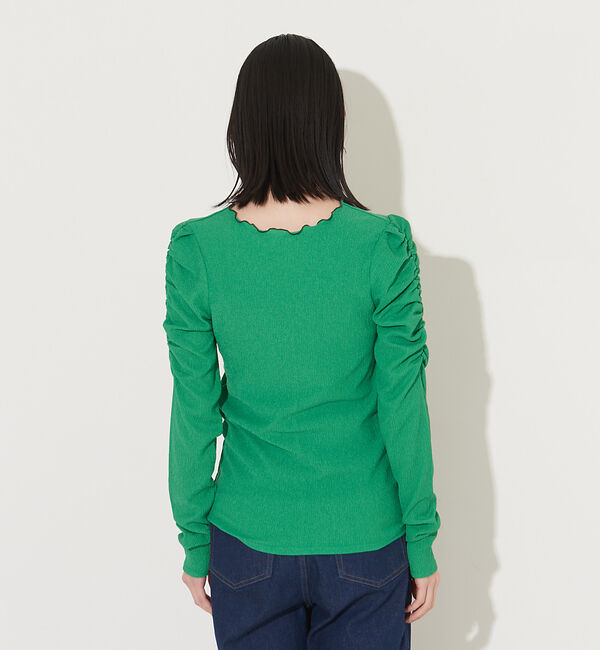 NOMINE「【前後着用可】2WAY配色メロウシャーリングロンT」|Tシャツ・カットソー|