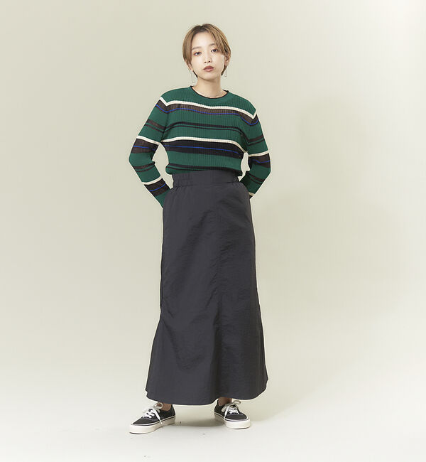 NOMINE「シアーボーダーニット」|ニット・セーター|