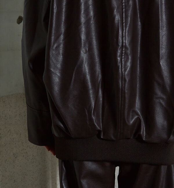 NOMINE「フェイクレザー オーバー ジャケット」|その他|