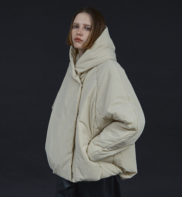 NOMINE「中綿 ボリューム フード ブルゾン」|ダウン|