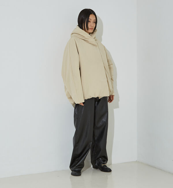 NOMINE「中綿 ボリューム フード ブルゾン」|ダウン|