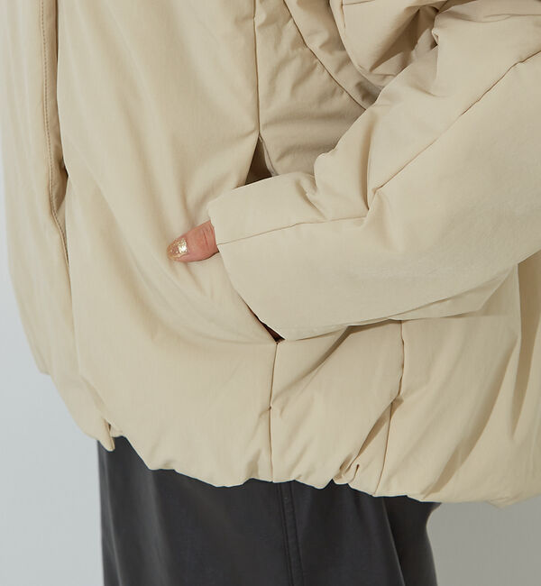 NOMINE「中綿 ボリューム フード ブルゾン」|ダウン|