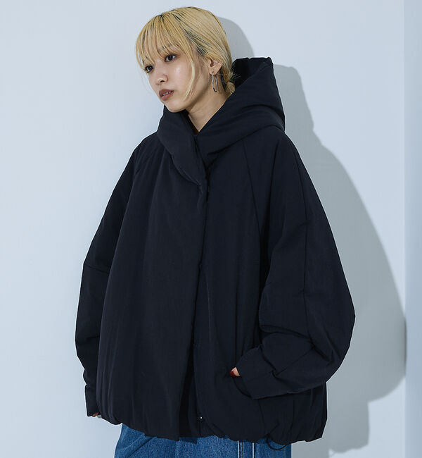 NOMINE「中綿 ボリューム フード ブルゾン」|ダウン|