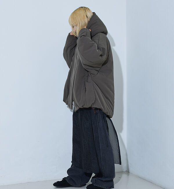 NOMINE「中綿 ボリューム フード ブルゾン」|ダウン|