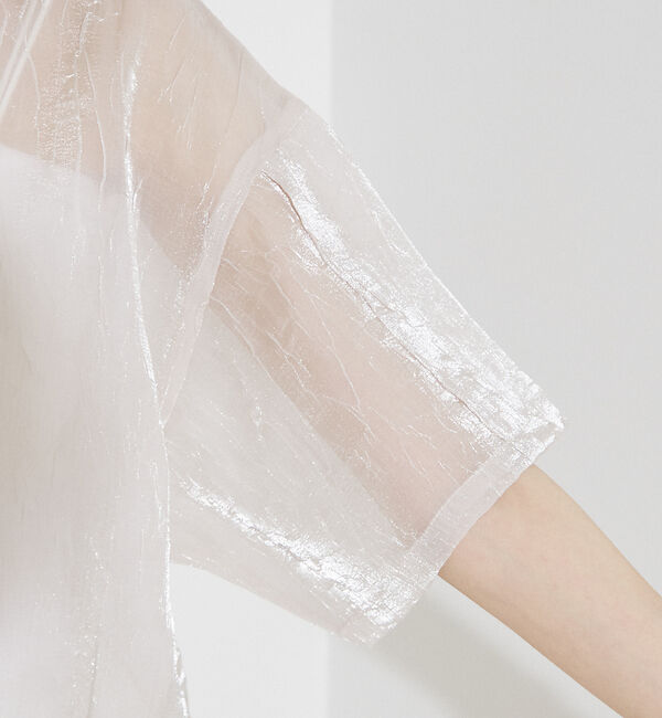 NOMINE「【セットアップ着用可】シャイン リンクル Ｔシャツ」|Tシャツ・カットソー|