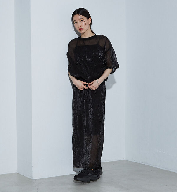 NOMINE「【セットアップ着用可】シャイン リンクル Ｔシャツ」|Tシャツ・カットソー|