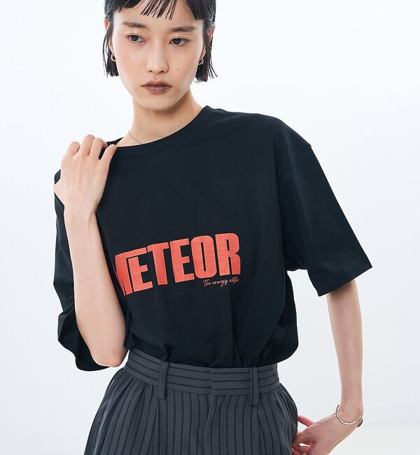 NOMINE「オリジナル 刺繍/プリントロゴ Tシャツ」|Tシャツ・カットソー|ブラック系その他2