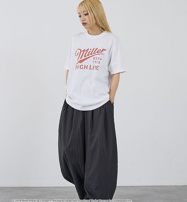 NOMINE「【GOOD ROCK SPEED】Miller ヴィンテージ風 ロゴ Tシャツ【」|Tシャツ・カットソー|